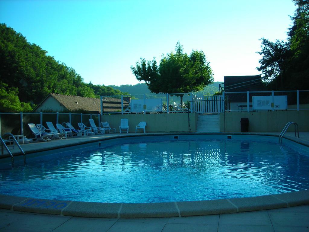 Logis Hotel Le Belle Rive Najac Exterior foto