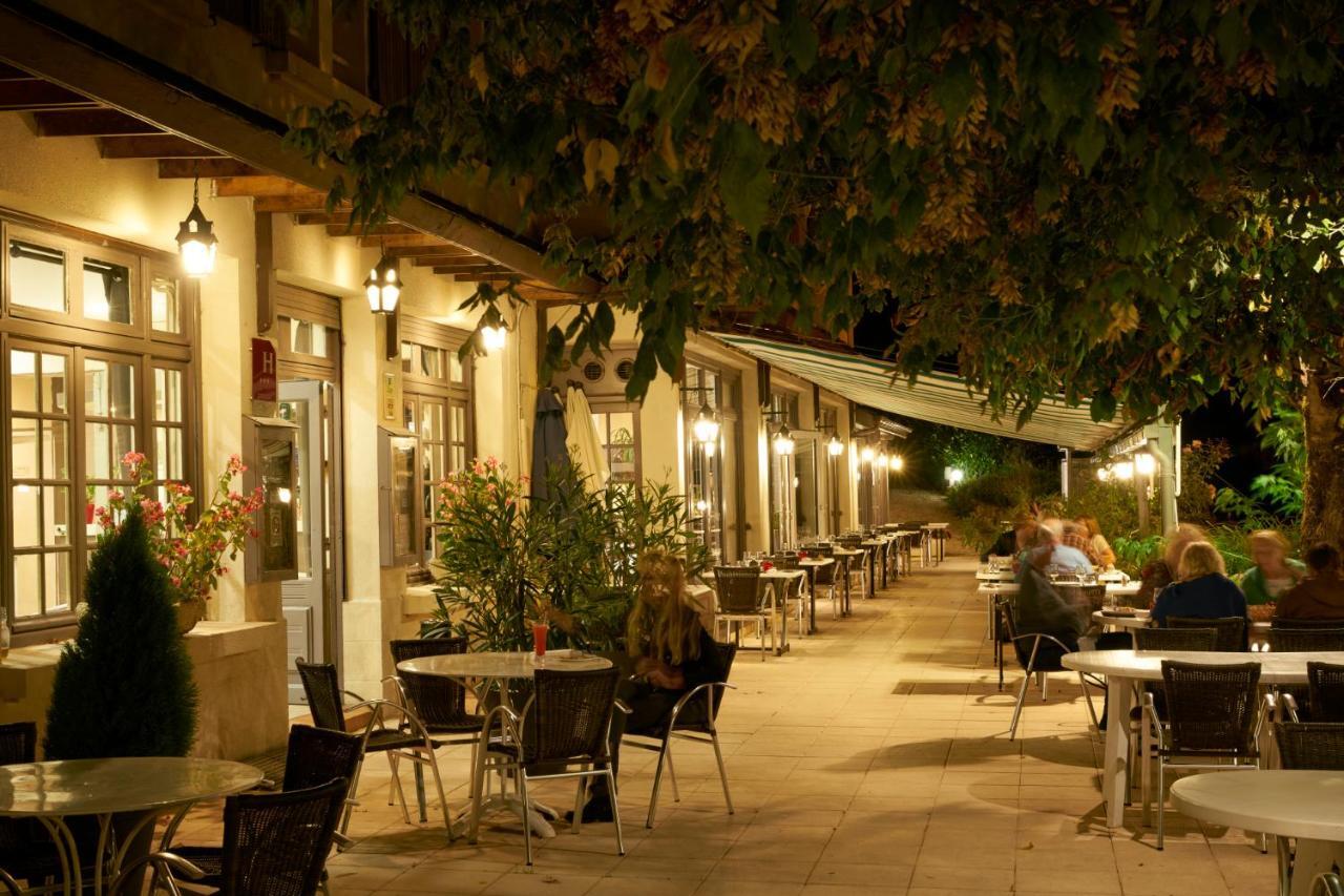 Logis Hotel Le Belle Rive Najac Exterior foto